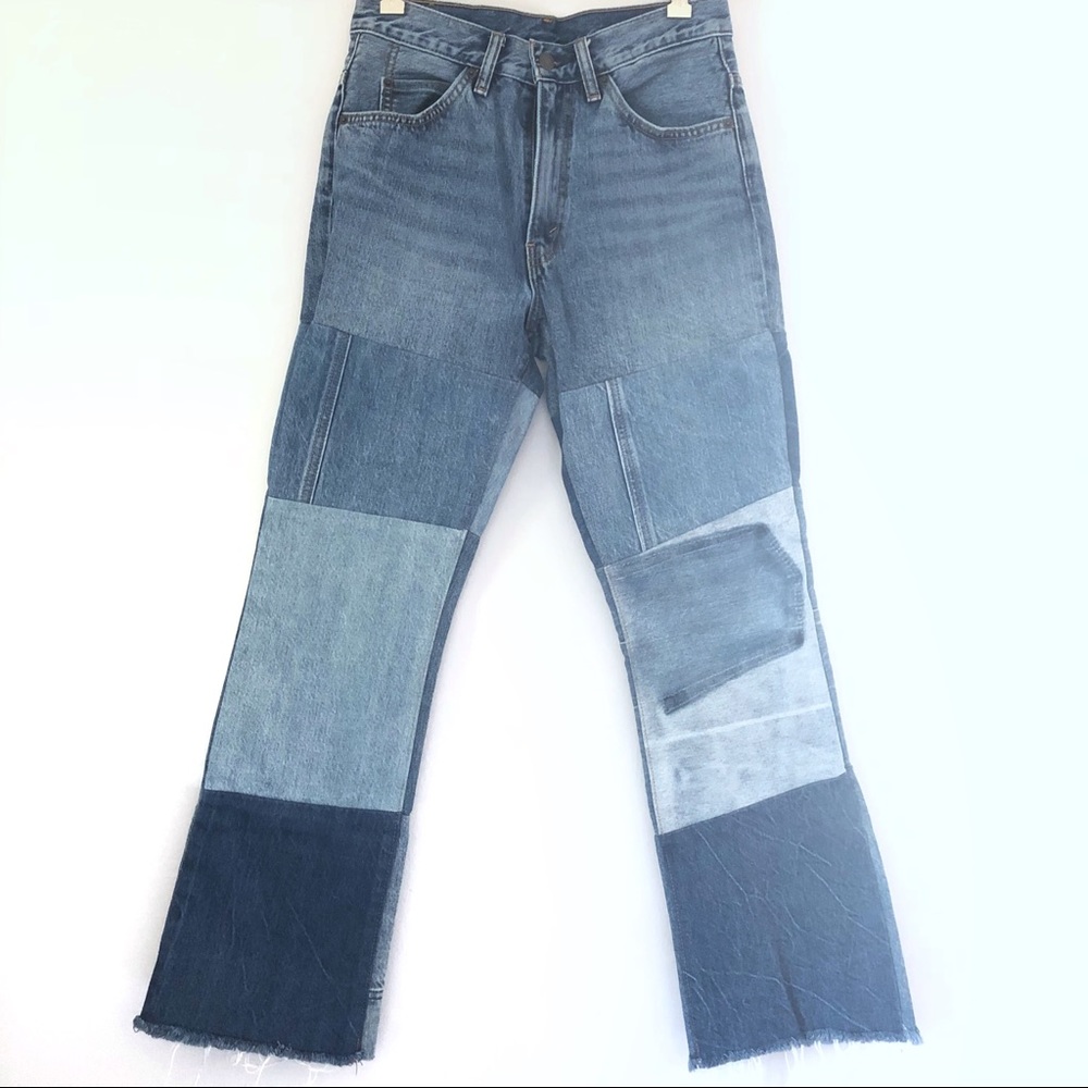 Levi’s Original Straight Leg Patchwork Jeans 0425